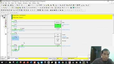 CX Programmer -  Konveyor Pengisian Kotak