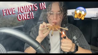 HOTBOXING WITH 5 JOINTS!!! + (Mega Hotbox)