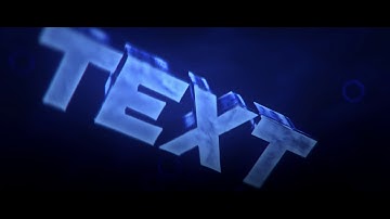 #17 Sick Blue Intro Template | Blender/AE | Trapcode Plugin not required