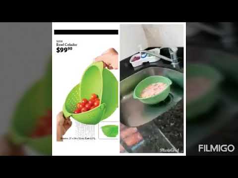Bowl Colador betterware - YouTube