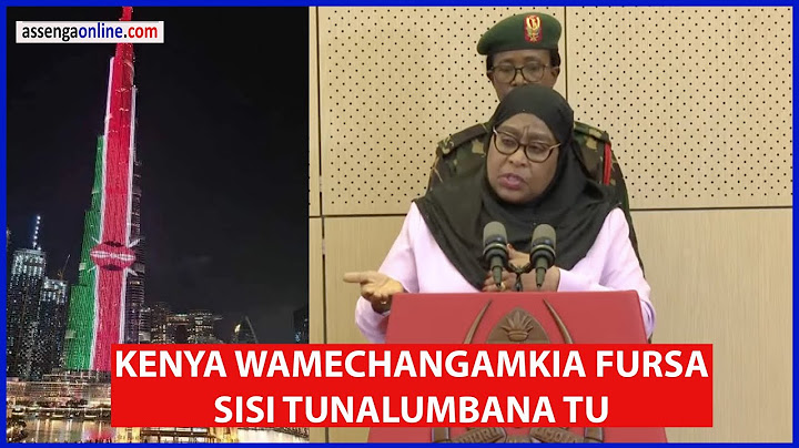 RAIS SAMIA AVUNJA UKIMYA SAKATA LA BANDARI, KAMA SISI TUMEUZA MBONA WENZETU NAO WAMECHANGAMKIA FURSA