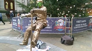 Artisans Perform On The Rounding Streets Of Birmingham City