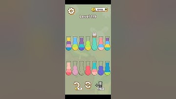 Complete Drink Sort Master Advanced Mode Level 119