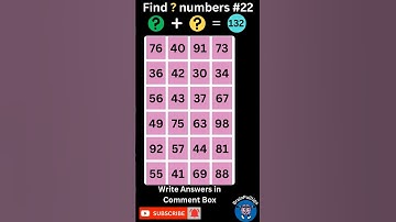 Find ? numbers | Only a genius could find all the numbers | Hard Level