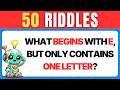Only a Genius can Solve these Riddles 💡 | Riddle Quiz