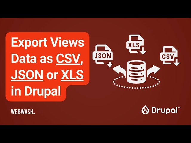 Export Views Data as CSV, JSON or XLS in Drupal class=