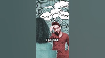 The Shocking Reason You Forget Names Instantly! 😱 #facts #brain #mindblowingfacts #shorts