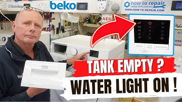 Beko Condenser Tumble Dryer Cleaning Pump | When Water Tank light Is Staying on But Tank Empty