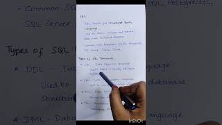 #sql #sqltutorialtamil #sqltutorial #freshersinterviewquestions #DDL #DML #DCL #TCL
