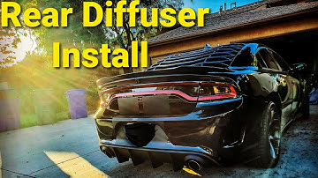 Dodge Charger Rear Diffuser Install