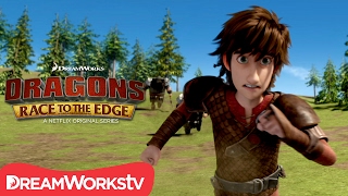 Hiccup on the Run | DRAGONS: RACE TO THE EDGE