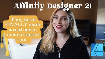 Affinity Designer 2.0 - Curve Measuring Tool for Sewing Patterns