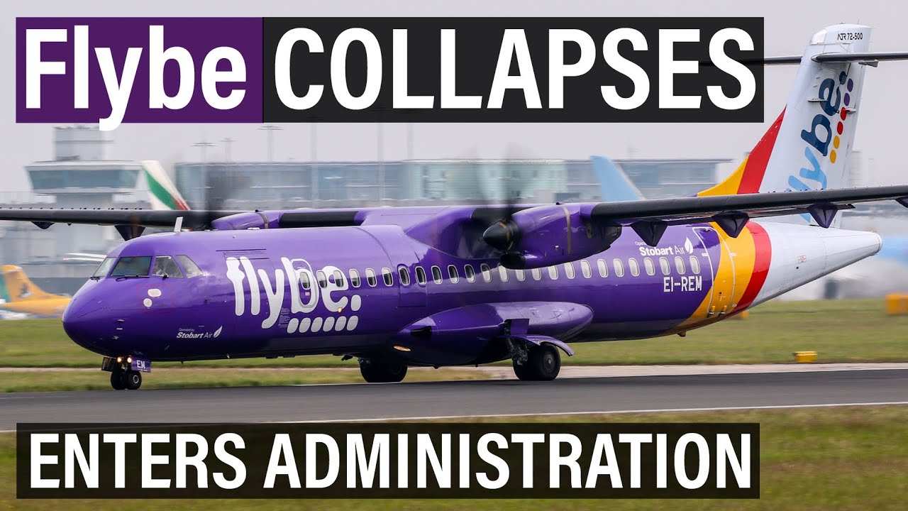 Flybe To Collapse Enter Administration Youtube - flybe 747 400 roblox