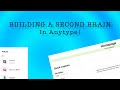 Building a second brain in anytype  layout guide and starting point for offline notion 