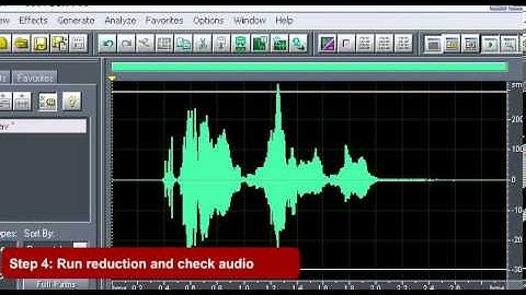 cooledit pro noise reduction