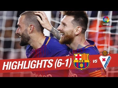 Resumen de FC Barcelona vs SD Eibar (6-1)