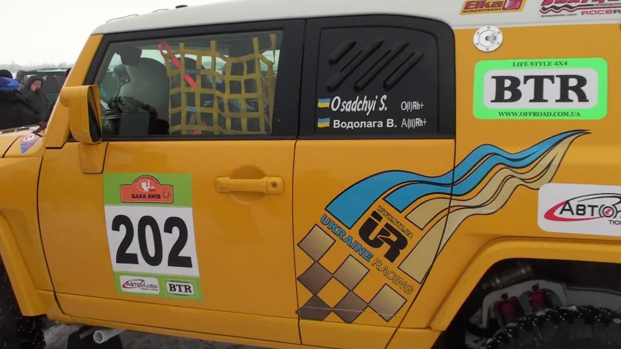 FJ Cruiser Ukraine Racing Team on Baja Kiev 2010