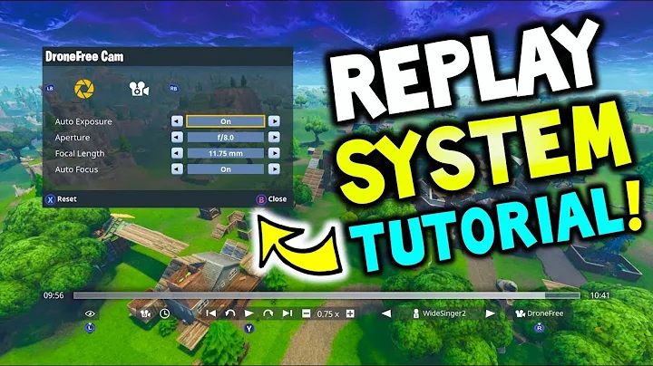 Fortnite: How to Use the REPLAY System Explained - REPLAY MODE TUTORIAL - (Fortnite Battle Royale)