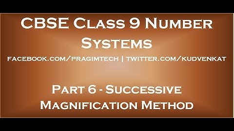 Successive Magnification Method