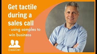 A Sales presention with a product or product samples