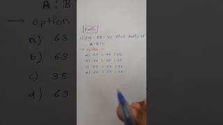 ? Ratio question trick ? save marks . ratio shorts viral mathematics tricks mathshorts exam