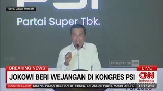 BREAKING NEWS Pesan Kebangsaan Jokowi di Kongres PSI 2025