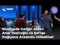 Studiyada grgin anlar anar vzirolu v fiq nayeva arasnda mbahis