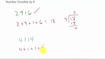 Math Trick - How to Determine If A Number Is Divisible by 9 In Your Head