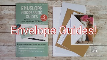 Peter Pauper Press Envelope Addressing Guides - Exploration