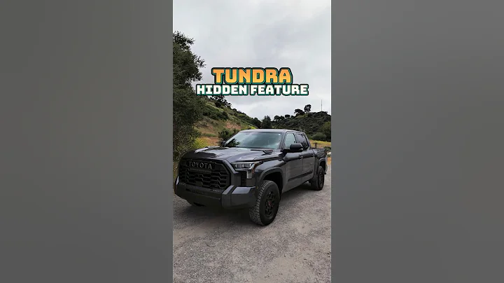 Toyota thought of EVERYTHING with the TUNDRA! Convenient features;
