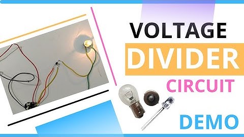 VOLTAGE DIVIDER CIRCUIT (DEMO):