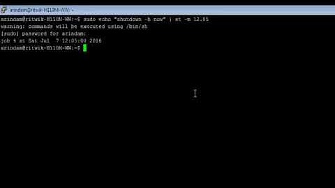Linux - atrm Command - w3resource