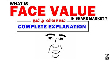 Face value - அப்டினா என்ன ? | Fundamental Analysis | Explained In Tamil