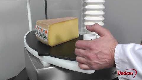 Dadaux Mini comtoise kaassnijmachine demo