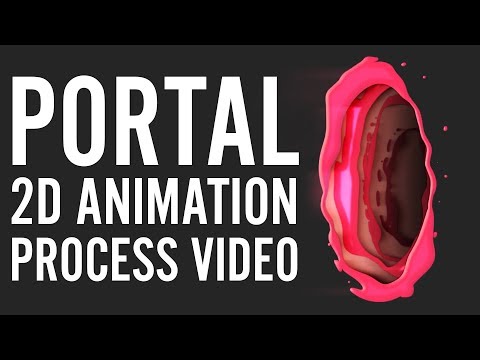 2D FX PORTAL EFFECT TIMELAPSE