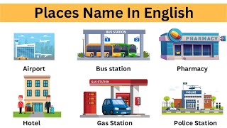 Places Vocabulary In English | learn English Words | English Vocabulary #kidslearning #vocabulary