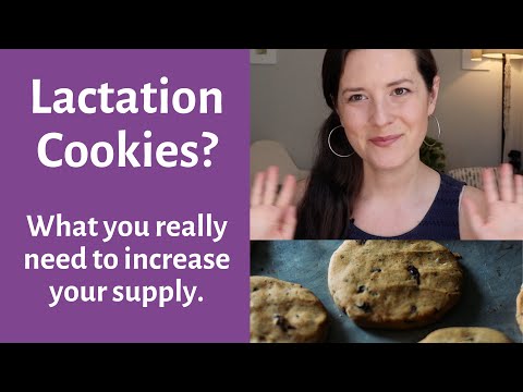 Lactation Cookies Recipe | The REAL ingredients to INCREASE milk supply | Lactation recipes