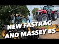 Day508 #OLLYBLOGS NEW FASTRAC ARRIVES AT SUNFLOWER MAZE & MASSEY 8s CAB TOUR #AnswerAsAPercent