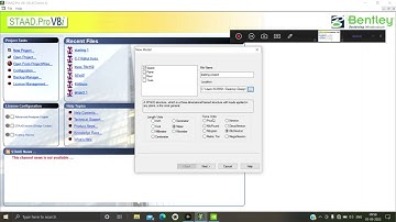 How to set units in staad pro// tutorial 1// #staadpro //#staadv8i