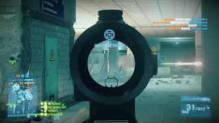 : Battlefield 3 - metro camping without team 143-17 (game disconnect in the end)