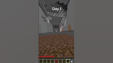 Day 1 of placing a block for every subscriber #shorts #minecraftshorts #minecraft #day1