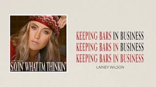 Video thumbnail of "Lainey Wilson - Keeping Bars In Business (Official Audio)"