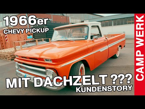 Chevrolet C10 Fleetside Pickup Oldtimer mit Dachzelt? | CAMPWERK KUNDENSTORY