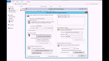 SoftEther VPN Client Manager