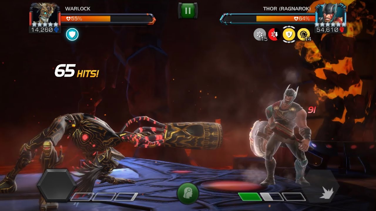 MCOC Story Quest 6.4.2 easy path **Warlock va Thor Ragnarok**