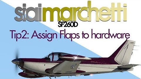 XPlane11 Siai Marchetti SF260D - Tip02 - Assign Flaps to 3 position button hardware