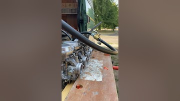 Suzuki GS CV Carburettor Bench Test Float Level