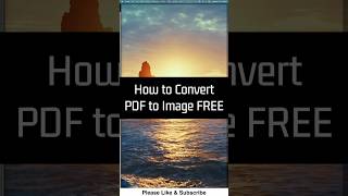 How to Convert PDF to Image FREE - JPG & PNG