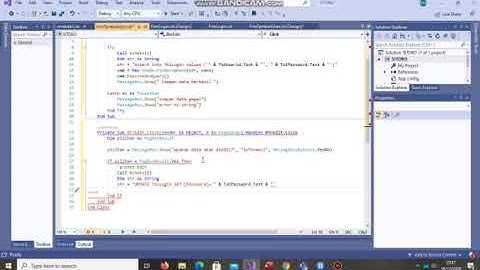 Tugas rekaman coding video (pemrograman visual)