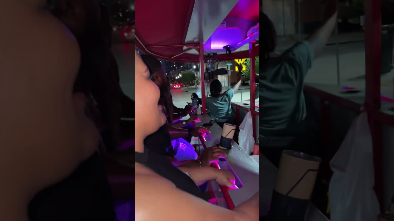 Party Bike in Downtown Dallas. 